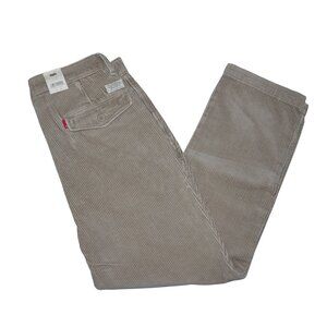 Levis XX Chino Corduroy Pants Men's Size 31x30 Wide Wale Beige Tan NWT